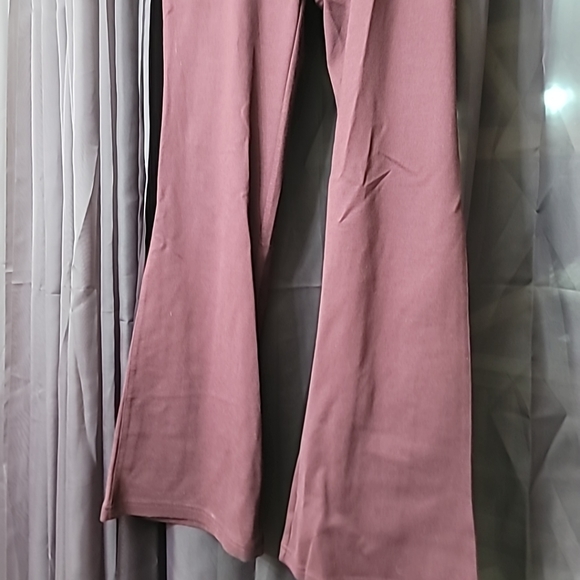 Inc International Concepts Zip Up Maroon Purple Pants Boot Cut Size 10 Nwt - Picture 5 of 8